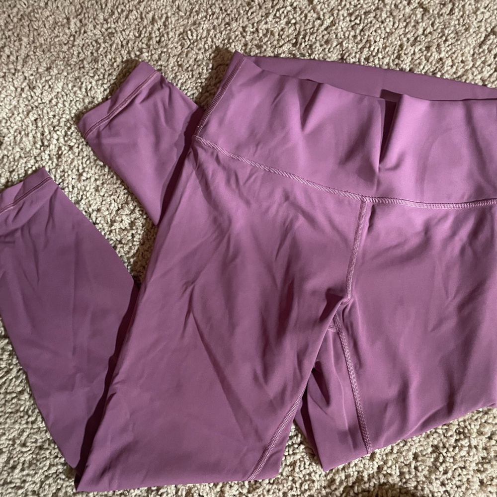 purple wunder unders leggings